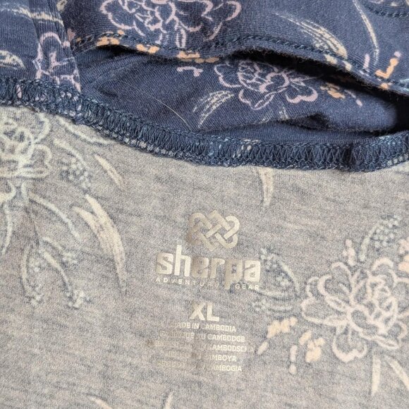 Sherpa Adventure Gear floral tank jersey dress with zipper pocket- size XL - Picture 2 of 6